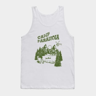 Camp PARANOIA - Black Helicopter Edition! Tank Top